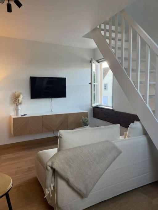 シャルトルDuplex Bord De L'Eure - Parking Inclus - Jolie Vue Sur La Cathedraleアパートメント エクステリア 写真