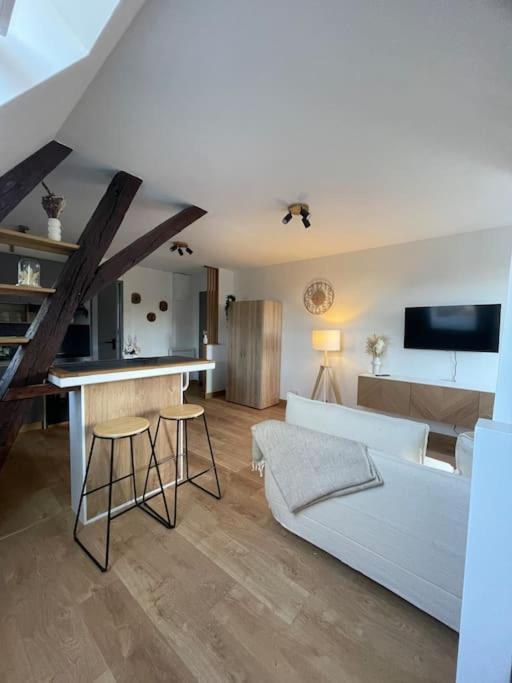 シャルトルDuplex Bord De L'Eure - Parking Inclus - Jolie Vue Sur La Cathedraleアパートメント エクステリア 写真